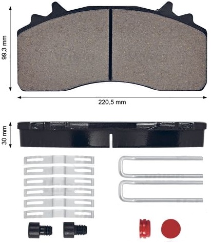 [29315] Brake Pads Front Axle MP4/MP5