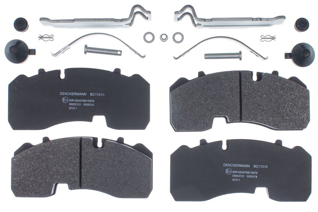 [WVA 29165] Brake Pads Front/Rear, BPW/SKH/SKM